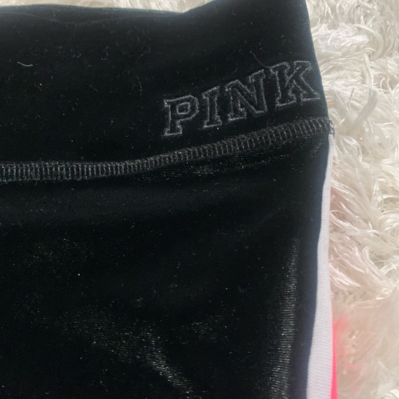 🌺Women’s Gorgeous Victoria’s Secret PINK velour leggings/tracksuit pants sz L - Picture 3 of 6